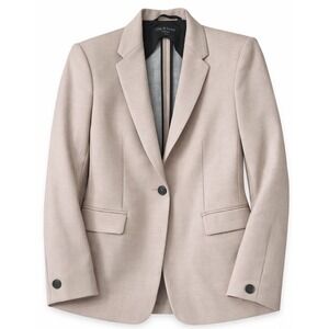 Rag & Bone Women's Taupe Blazer Size 8 Single Button Tailored Jacket NWOT